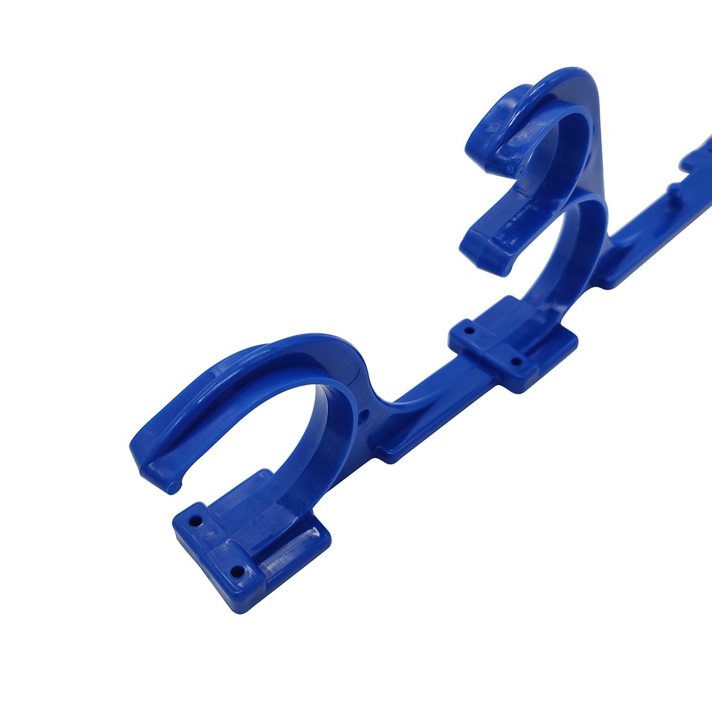 2Pcs Triple-Hook Pool Hangers With Mounting Screws Swimming Pool Cleaning Accessories Triple Hooks Sea Tackle Accessories