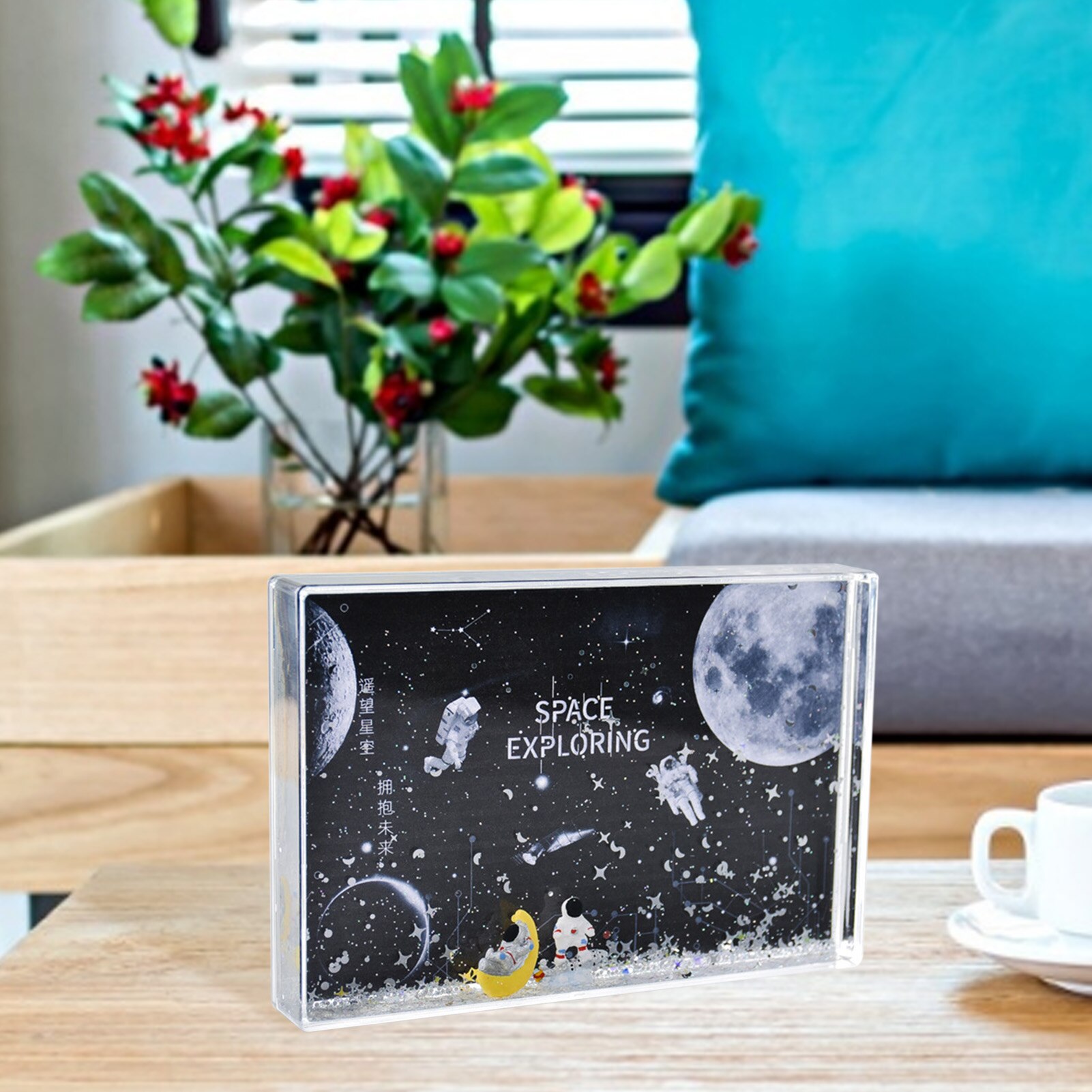 Liquid Photo Frame Astronaut Spaceman Desktop Phot... – Vicedeal