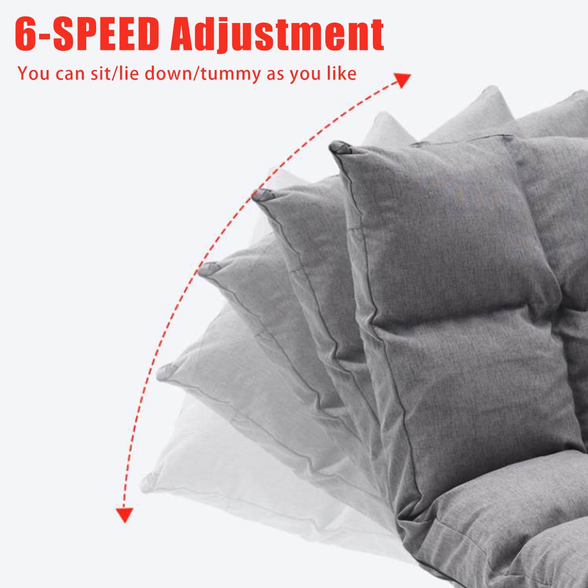 Tatami Bedroom Chair Floor Home Decor Small Foldable Lazy Sofa Chair For Reading 52x55x55CM