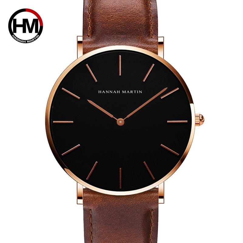 Superslank quartz casual polshorloge zakelijk merk leren analoog quartz horloge heren horloges heren