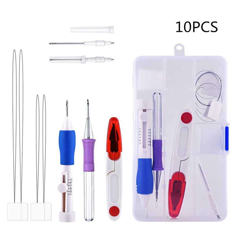 Cross stitch tool set DIY embroidery stitching punch needle tool embroidery needle DIY craft sewing tool 136/85/70/50/12/10pcs
