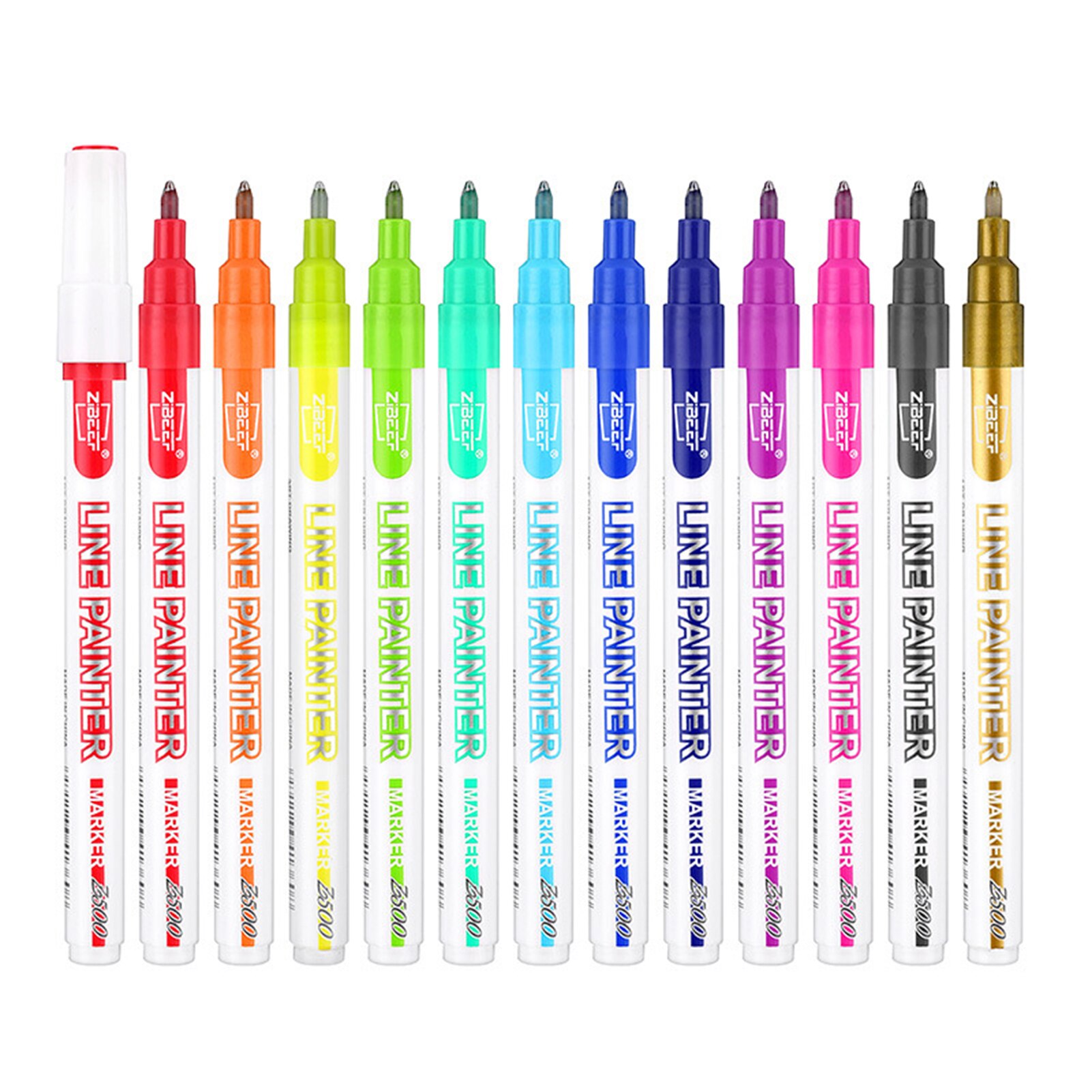 8/12 Color Double-line Outline Flashing Pen Card Writing Drawing DIY Magic Pen: 12Color