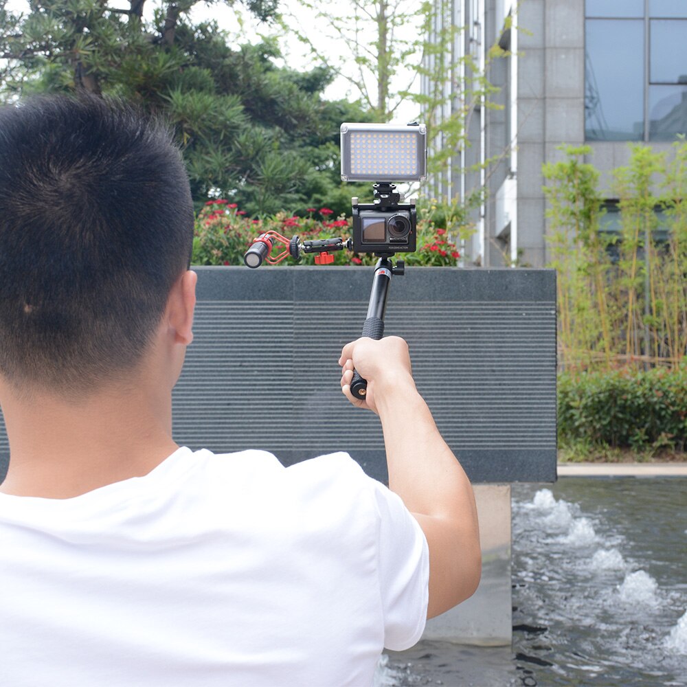 Aktion kamera Verlängerung Bar Teleskop Stange Verlängern selfie Stock für OSMO Aktion,Gopro 7 Smartphone gimbal, glatte 4 OSMO Handy, Mobiltelefon 2
