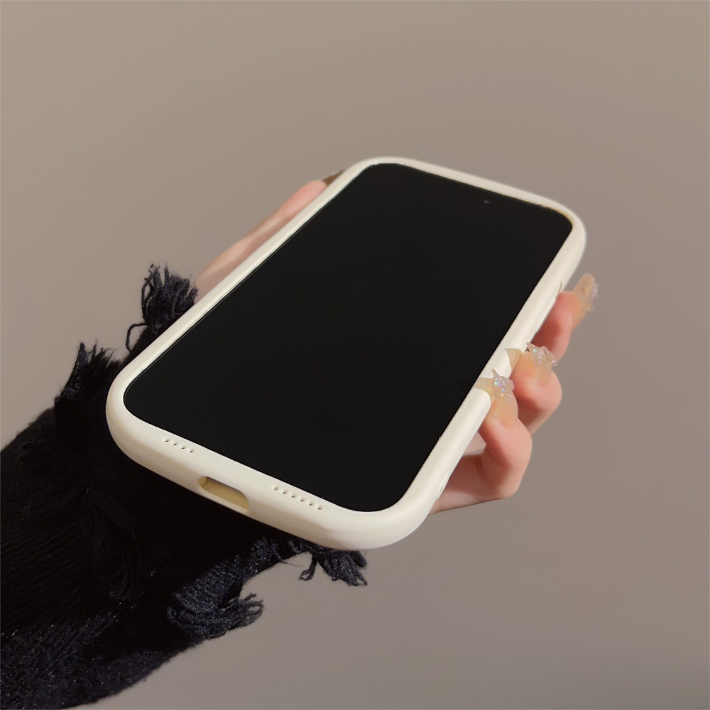 Funda de teléfono con de sonrisa bonita para iPhone 15 14 11 12 13 Pro Max 16 XS XR Plus 7 8 SE, funda de teléfono de TPU, nuevos productos