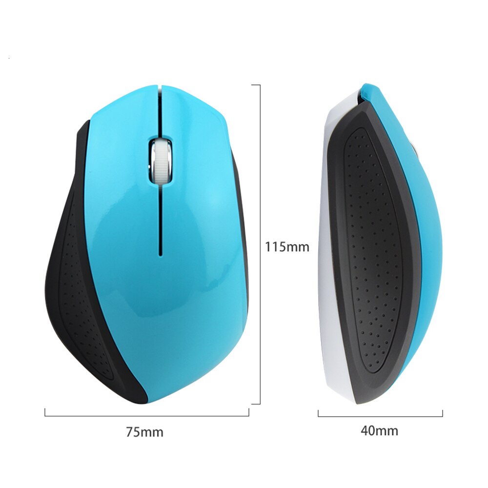 Chyi usb optische pc-maus 2.4g ergonomische kabellose mäuse 1600 dpi-empfänger büro- und gaming-mäuse tragbar 3d gaming-mäuse für laptops