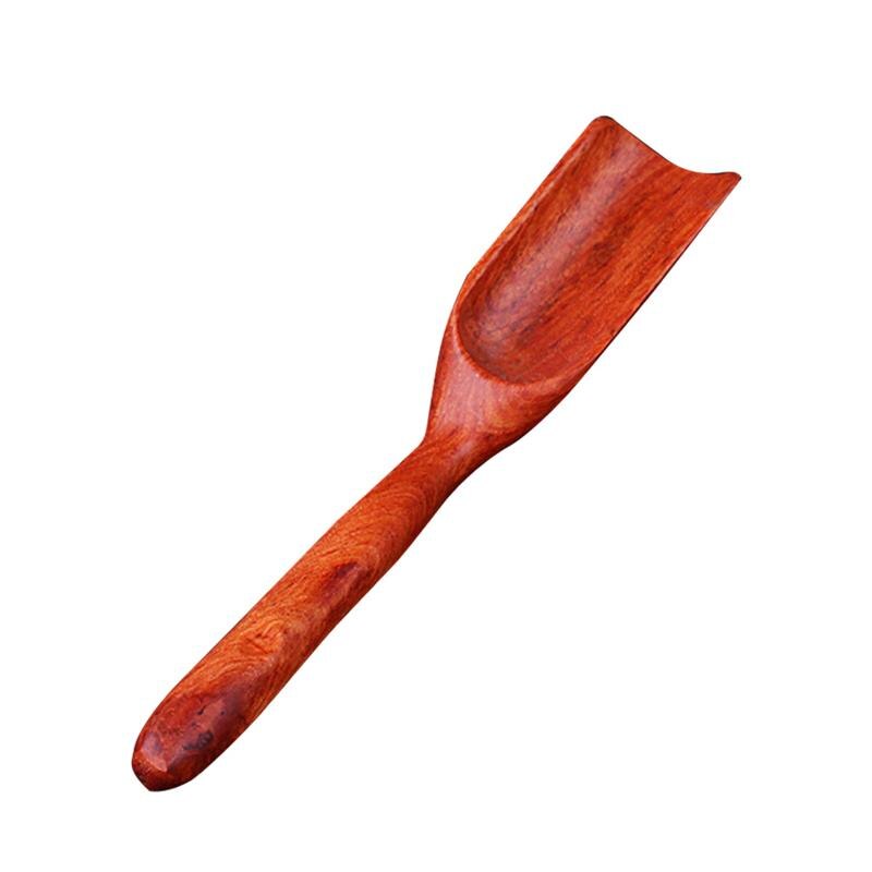 Theeceremonie Natuurlijke Chinese Kongfu Thee Lepel Bamboe Vis Vorm Thee Schop Theewaar Accessoires Chinese Kung Fu Tool: Light Yellow