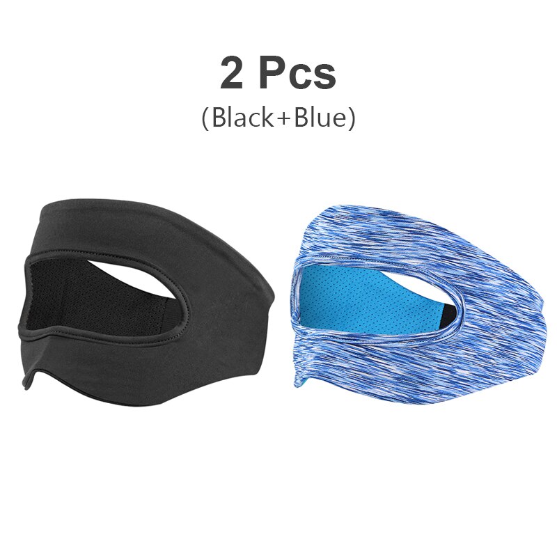 2 Pcs Vr Accessoires Eye Cover Ademend Zweet Band Verstelbare Maten Met Virtual Reality Headsets Voor Oculus Quest 2 Vr masker: black and blue