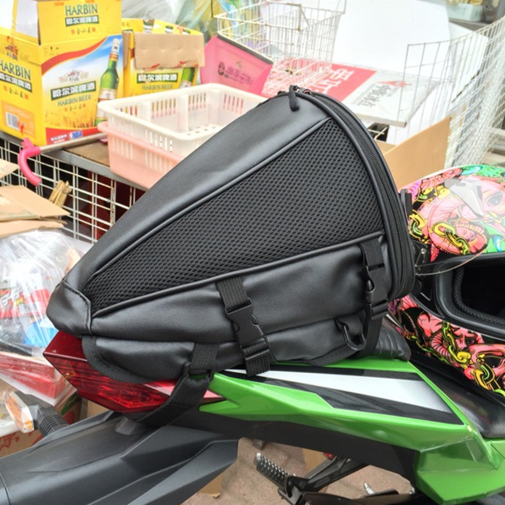 Motorcycle Waterproof Luggage Moto Bags Bike Sports Back Pack Seat Carry Tail Bag Ptgirl Storage