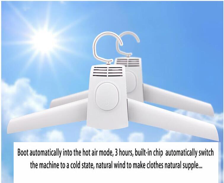 Portable Clothes Dryer Electric Smart Hang Dryer Clothes Drying Machine Available Clothes Hanger&Shoes Dryer For Outdoor Travel