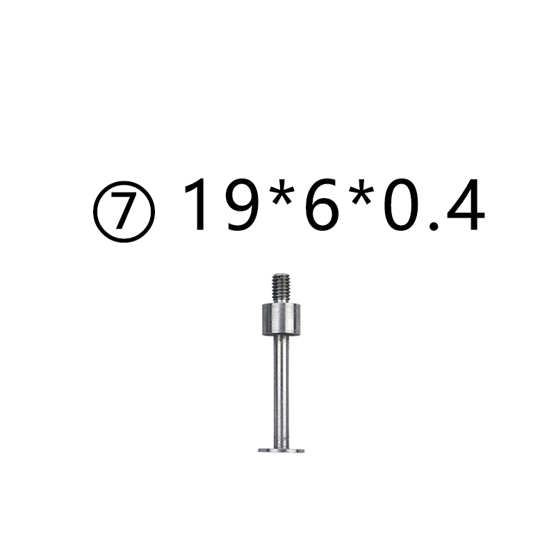 1PC Shaped Probe Dial Test Indicator M2.5 Thread T-type Cone Ball Dial Indicator Contact Point Measuring accessories: Y7