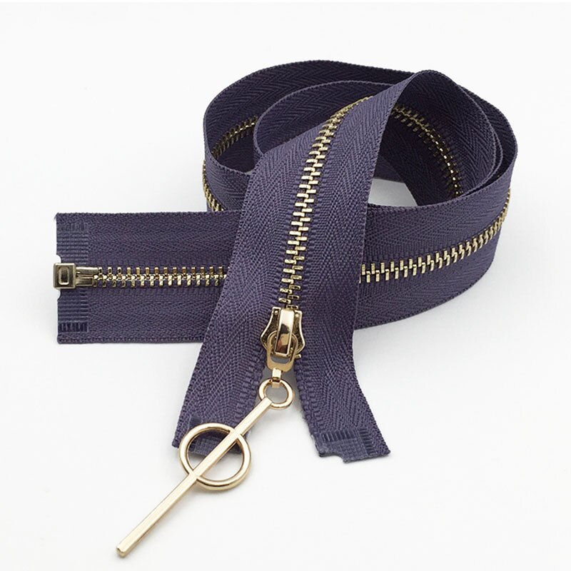 Meetee 60cm 3#  avointa metallivetoketjua tee itse auto lukko ympäristöystävällinen vetoketju kevätsyksyn vaatteiden ompelemiseen tee itse tarvikkeita: Violetti / 2 kpl