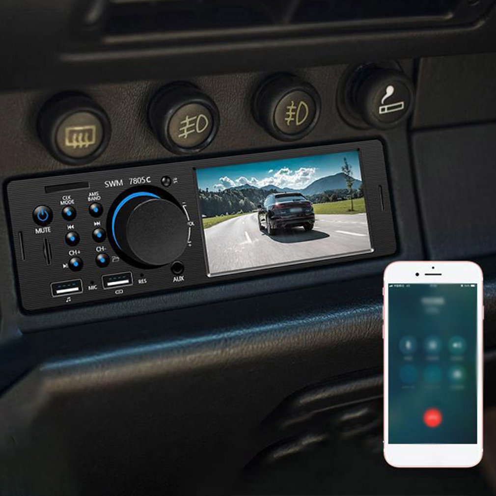 Car Multimedia Player Touch Screen High Definition Dual USB Car Mp5 Player Wireless Rear View Camera Card USB-stick Machine