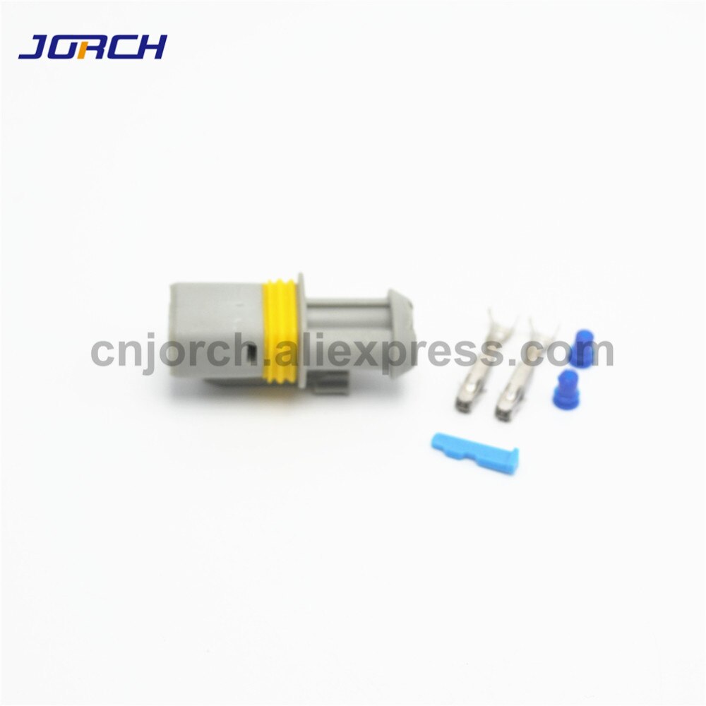 5 Sets 2pin Lear Connector 18385000002 Vrouwelijke Elektrische Auto Connectors Verzegelde Automotive Plug 18385.000.002