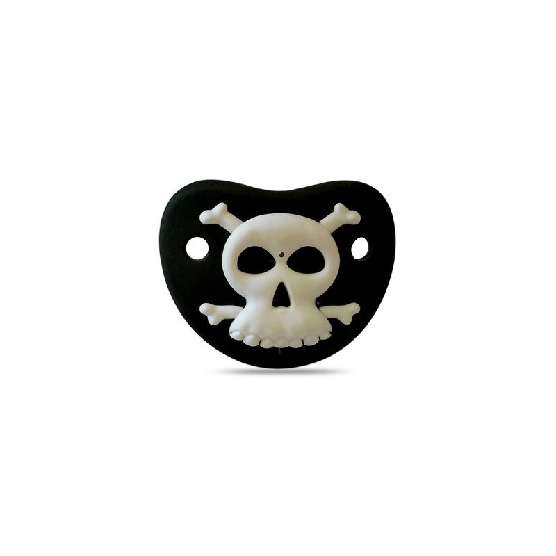 1 pièces noël pingouin mamelon bébé sucette coffre-fort infantile enfant en bas âge Silicone souple Anti-poussière couvercle bébé anneau de dentition tétine factice sucettes: Marron