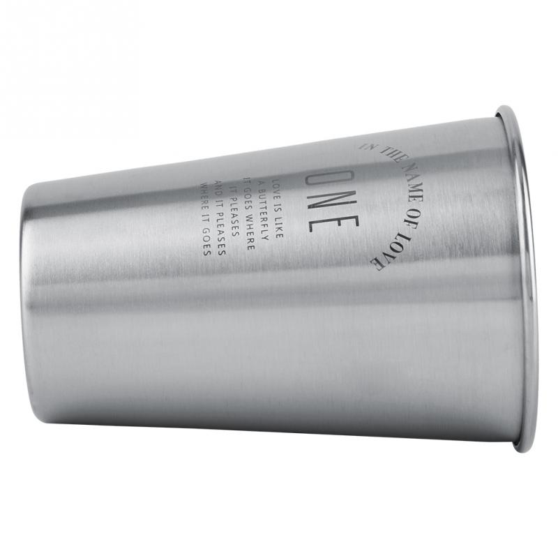 1PCS Rvs Cups Wijn Bier Koffie Cup Whisky Melk Mokken Outdoor Reizen Camping Cup