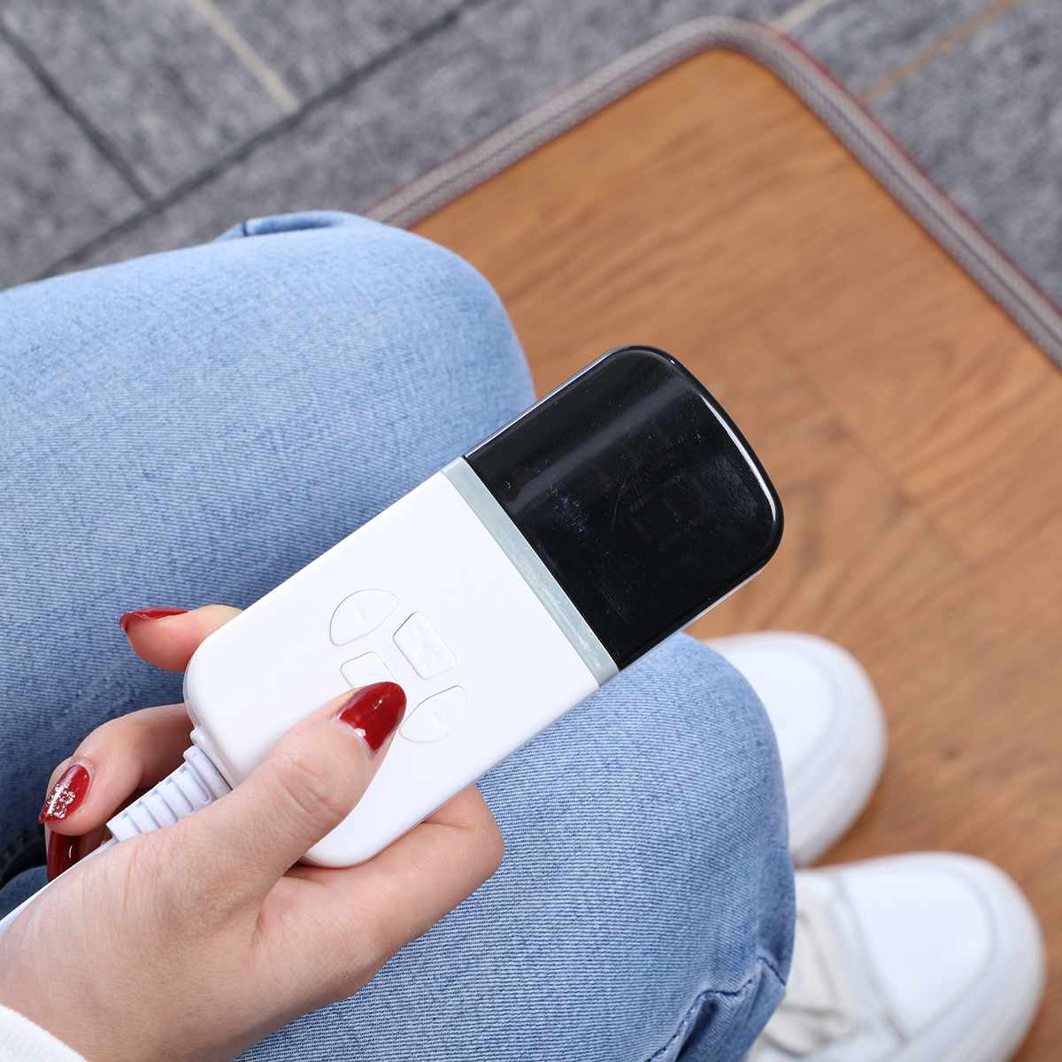 60W skóra ogrzewanie stóp mata 3 wzór cieplej elektryczne podkładki grzewcze stopy ocieplacz na nogi dywan termostat ocieplenie narzędzia gabinet Dom