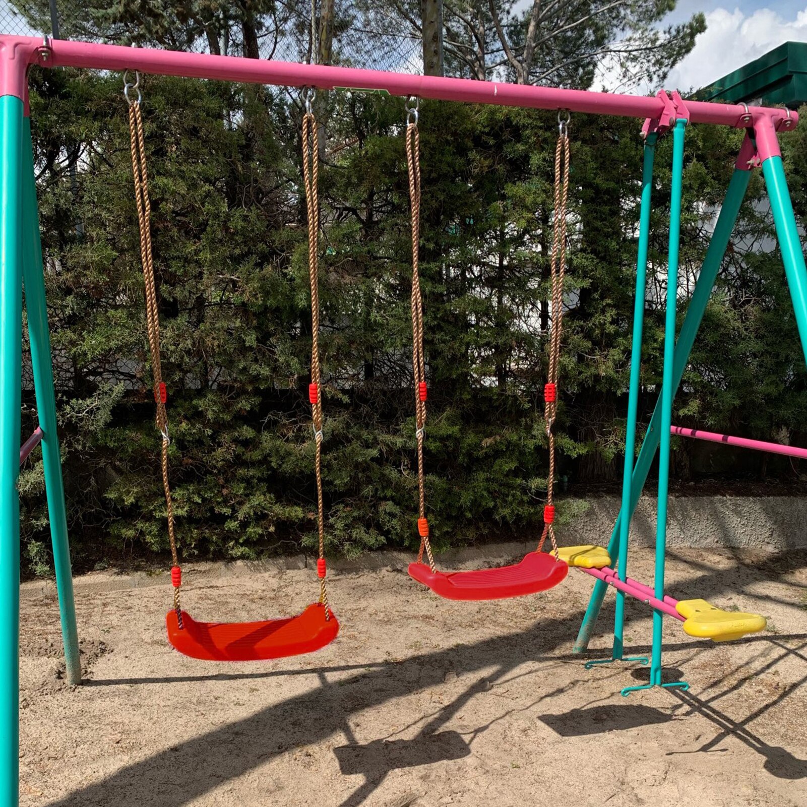 Kinderen Swing Met Touw Speeltoestellen Speelgoed Kunststoffen Swing Buigen Kunststoffen Swing Kinderen Outdoor Speelgoed