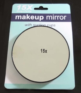 Fly Eagle-espejo de aumento 15X para maquillaje, lupa cosmética para cuidado facial, espejo compacto para Baño