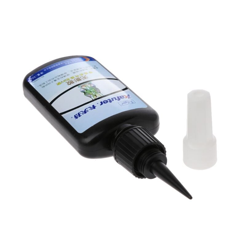 50ml K-300 cola uv que cura a colagem líquida de vidro transparente adesiva do reparo da ligação