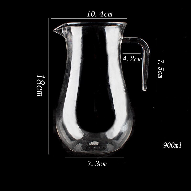 PC acrylique jus de fruits pot plastique rouge vin distributeur Transparent théière verre lait café bouilloire tasse à mesurer décanteur liqueur