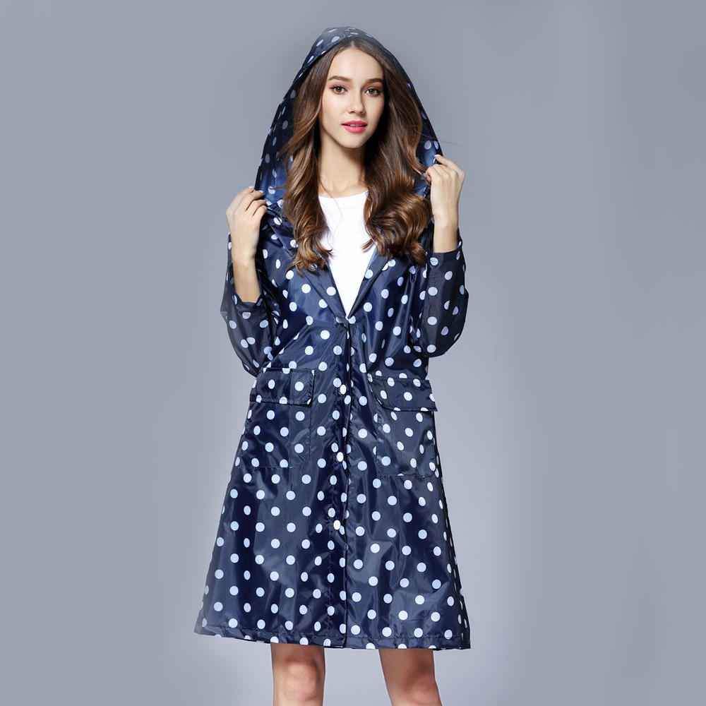 Meisje Lady Hooded Regenjas Outdoor Reizen Waterdichte Rijden Doek Regen jas voor Vrouwen Poncho Lange Regenkleding regenjas jas