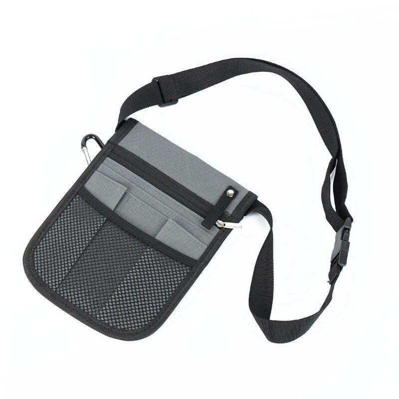 Medicl Organizer Riem Verpleegkundige Heuptas Fanny Pack Draagbare Medoical Gereedschapstas: gray