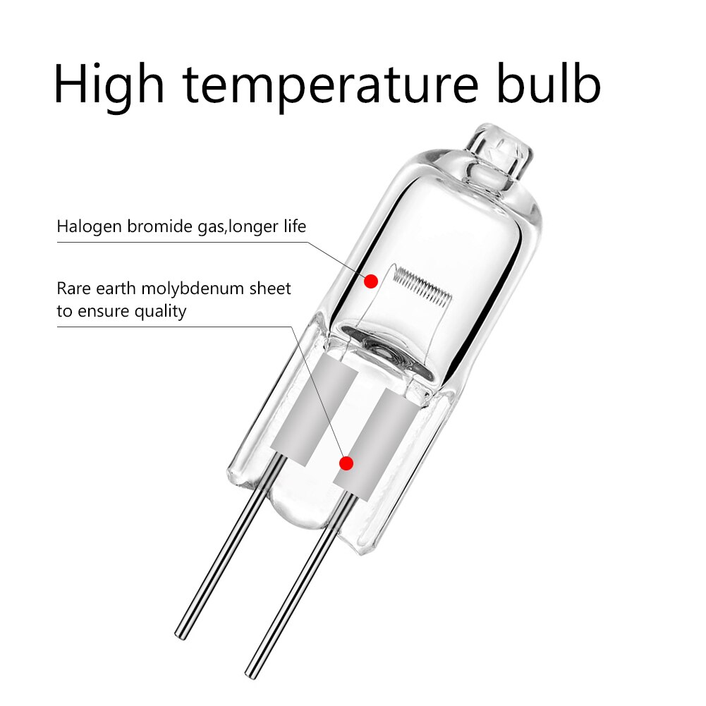 10Pcs 35W Super Helder Jc Type Halogeen Lamp Geplaatst Kralen Crystal 12V G4 Ultra Lage Prijs warm Gloeilampen Binnenverlichting