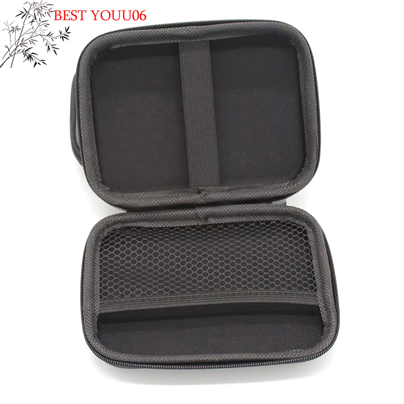 (YOUU06) Custodia per HDD da 2,5 pollici, custodia per disco rigido HDD/SSD, borsa protettiva per HDD, custodia per disco rigido esterno, per cavo USB e caricabatterie