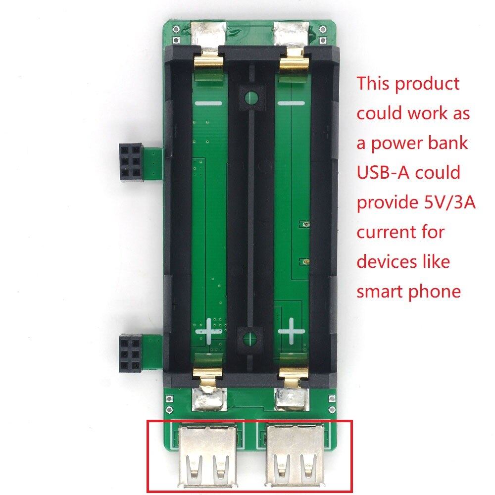 DSTIKE Pi Battery Monster Raspberry Pi Dual 18650 Battery Power Source UPS 5V3A PowerBank
