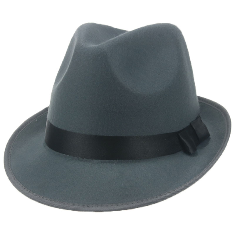 Fedoras-sombrero de ala corta con lazo para hombre y mujer, cinta de Panamá, sombrero de vaquero, vestido de vaquera, decoración de boda, sombrero fedora