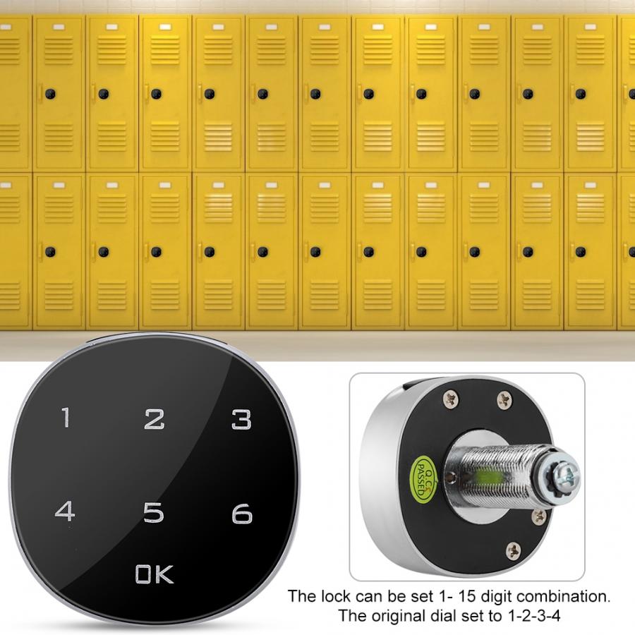 Salasanakaappi kassakaappi kosketusnäyttö digitaalinen sähköinen salasanakoodattu lukko kaapin postilaatikolle tiedosto saunalaatikko