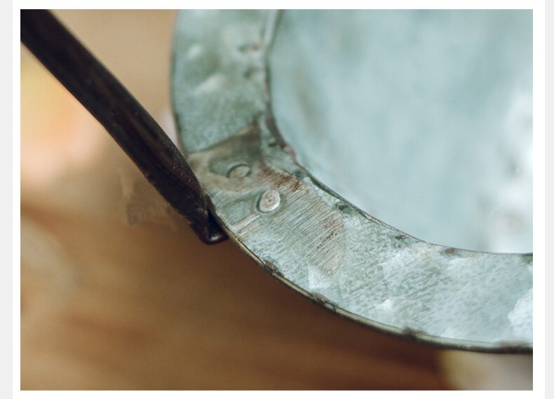 small retro vintage zinc handcrafted bathtub plant pot