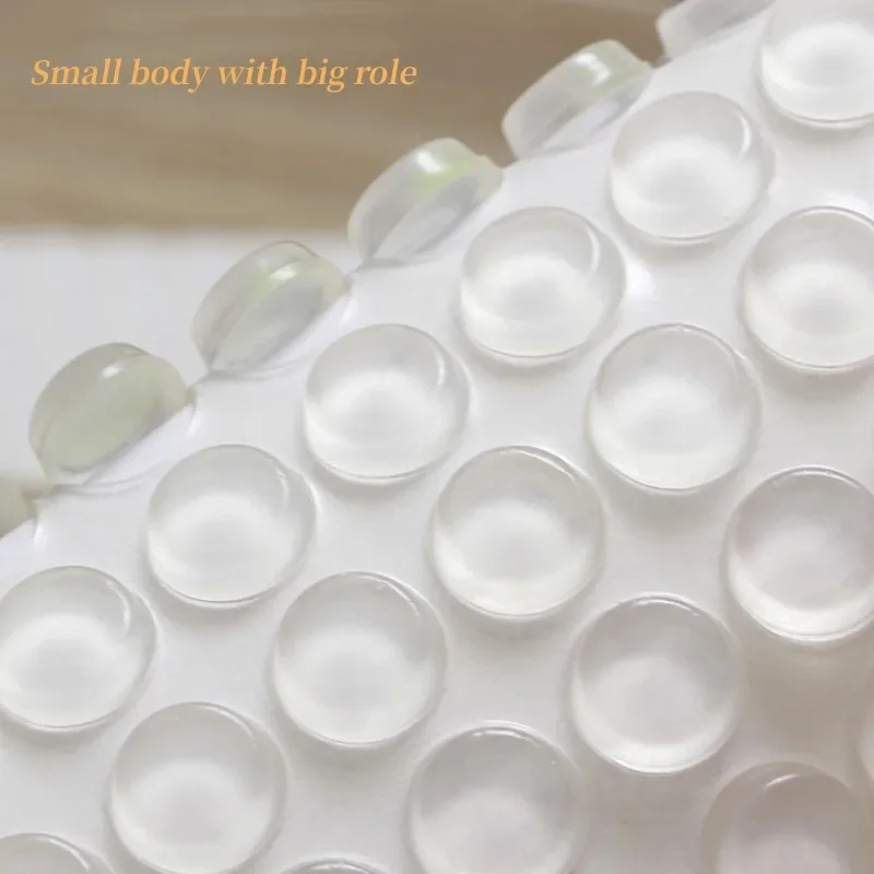 100 Stück Gummi dämpfer Puffer selbst klebende Tür Stopper Schrank Stoßstangen Silikon Möbel polster Kissen Schutz polster