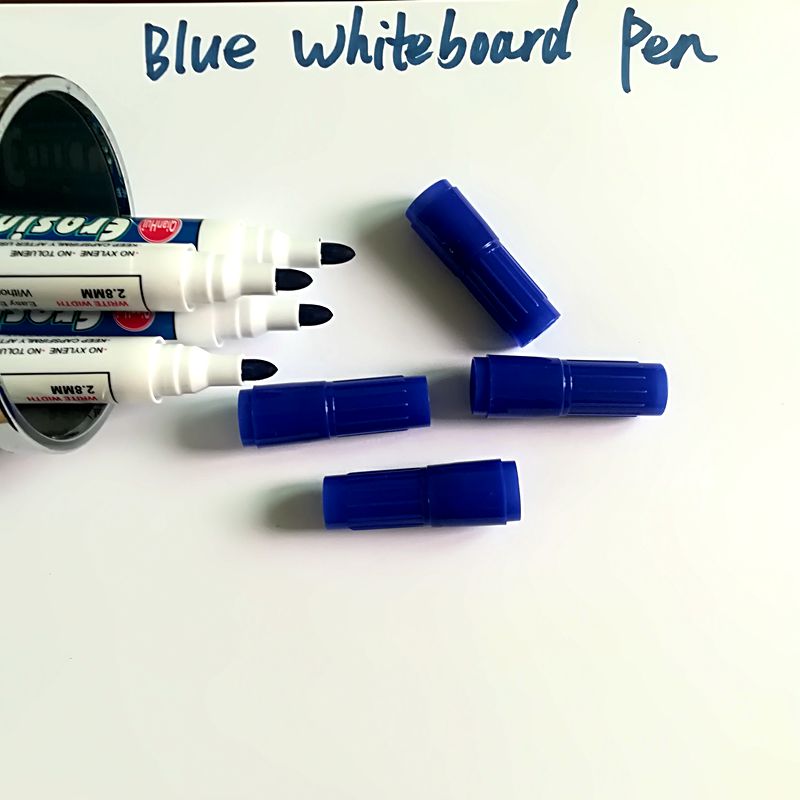 4PCS/box Colorful Whiteboard Pen Blue White Board Markers School Supplies Children's Drawing Pen Escola Erasable Marker Pen