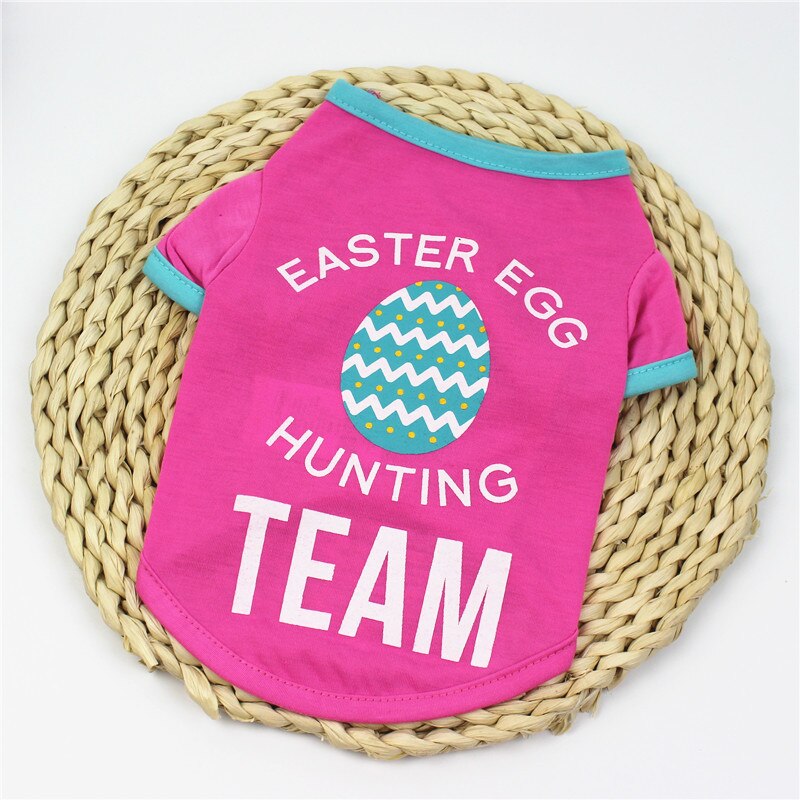 Spring/summer pet clothes Easter egg cat dog clothes.
