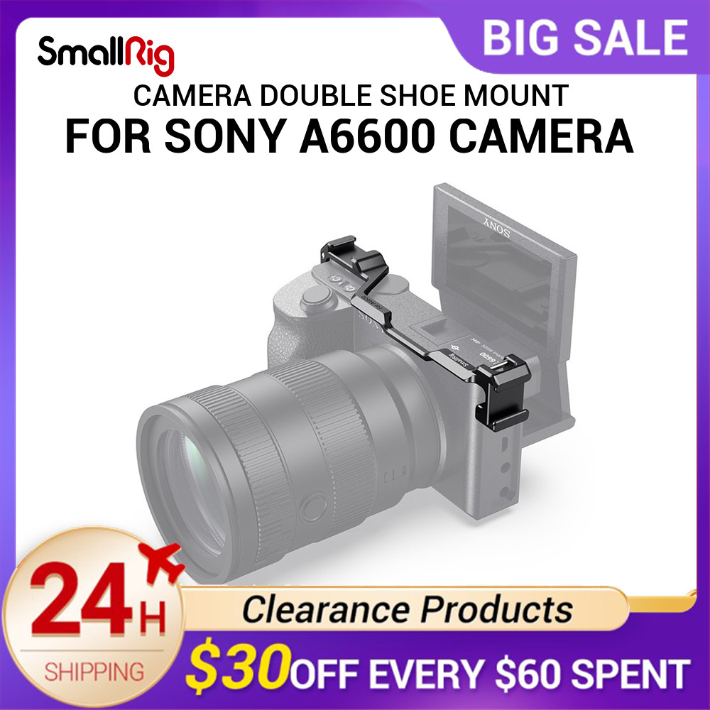 Smallrig Shoe Mount Relocation Plaat Voor Sony A6600 Camera Vlog Rig Voor Microfoon Of Flitslicht Hechten 2498
