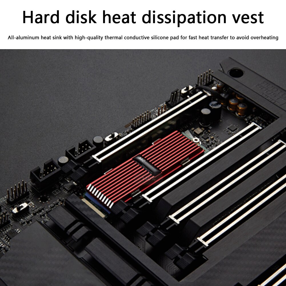 M.2 2280 Computer Wasser Kühlung System PC Computer Wasser Kühlung Zubehör Kühlkörper Wärmeableitung Thermische Pads