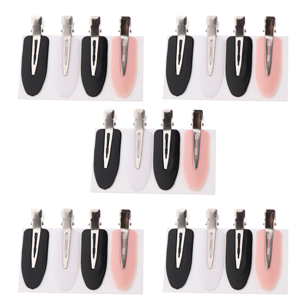 12 sztuk profesjonalne bez zginania spinki robić włosów plastikowe stylizacja spinki robić włosów Szpilka kędzior klip robić stylizacja z salonu zacisk narzędzia 6x2 cm: 20szt