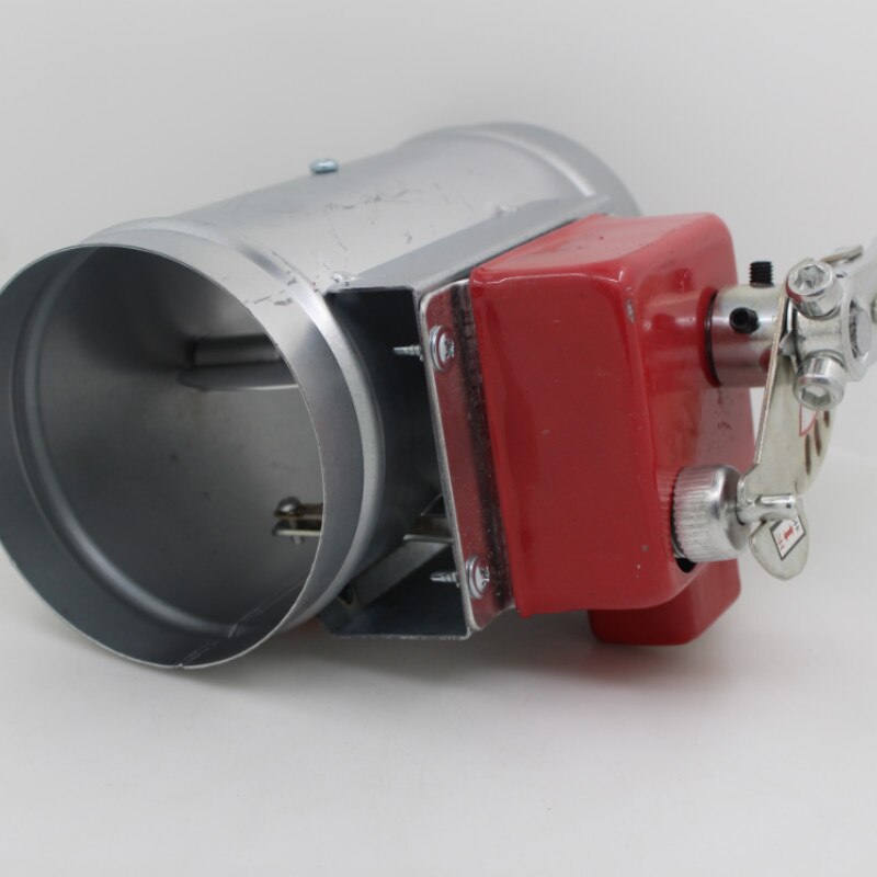 100-250mm electric galvanized round Fire damper fire Draft Blocker Backdraft Damper Fire and smoke damper Actuator