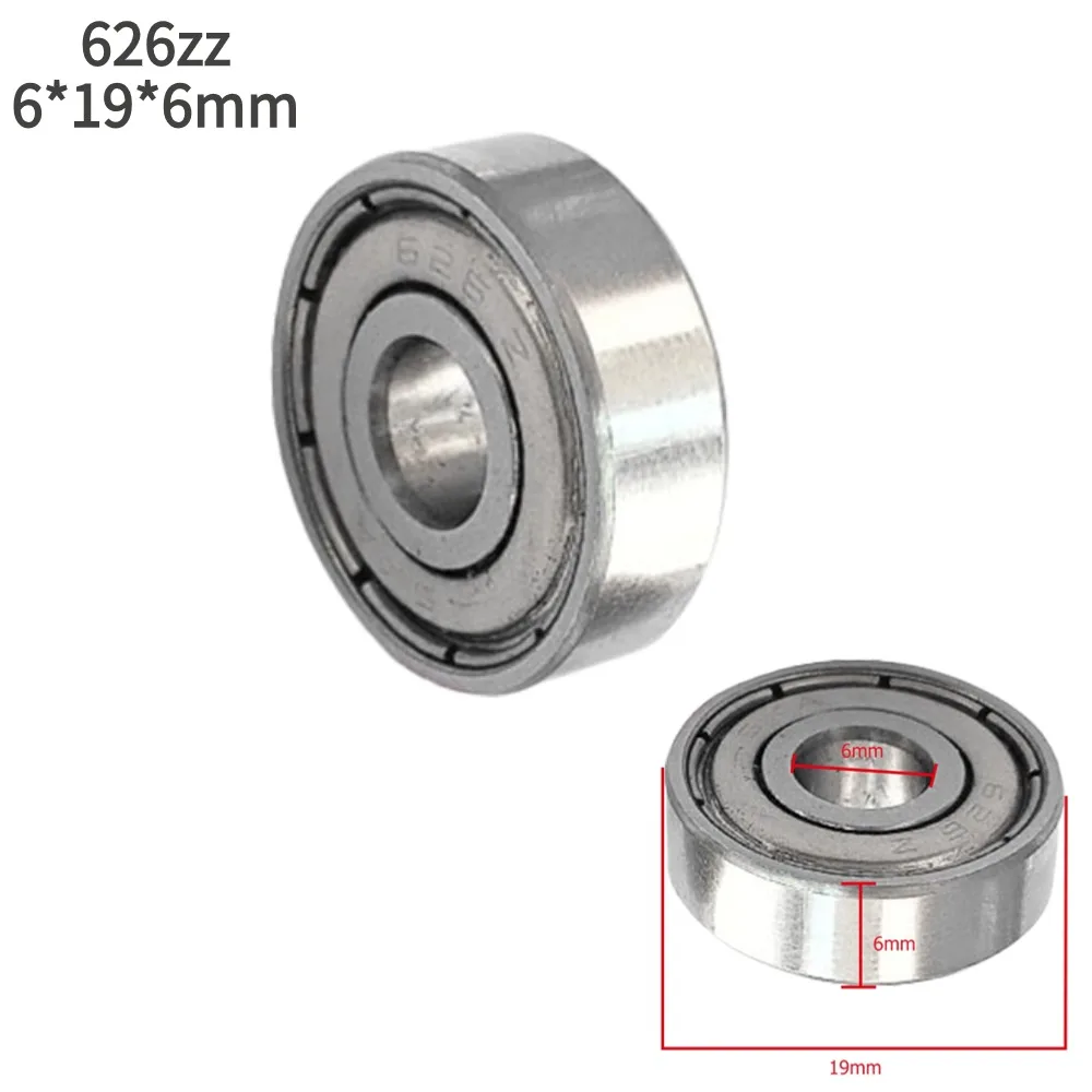 Rodamientos de bolas de piezas para monopatín, pieza de acero de carbono con ranura profunda, 10-100, 608zz, 623zz, 625zz, 626zz, 685zz, 688zz, 608zz: Naranja / 50 Unids