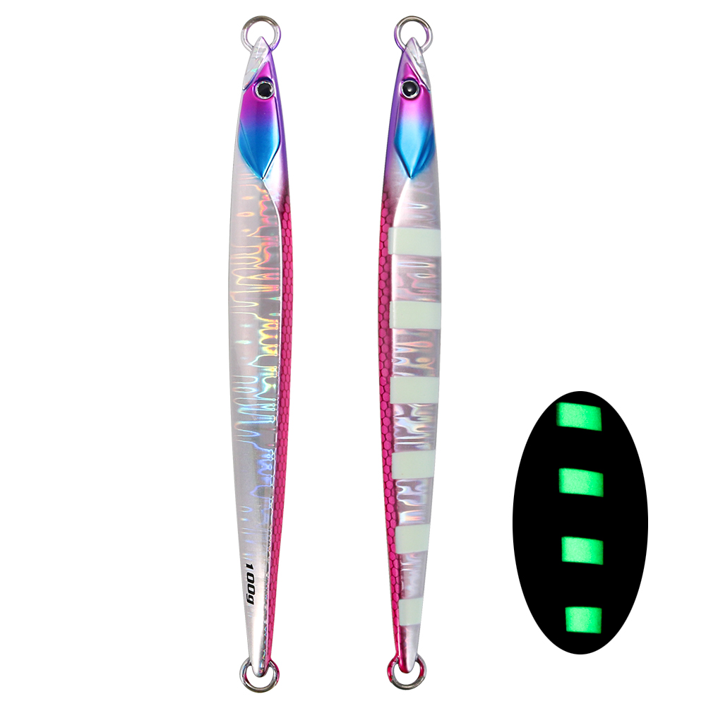 JIGGING PRO 100g 120g 150g Vertical Jig Speed Metal Jig Asymmetrical Jigging Lure Saltwater Fishing Bait: 120mm / Pink