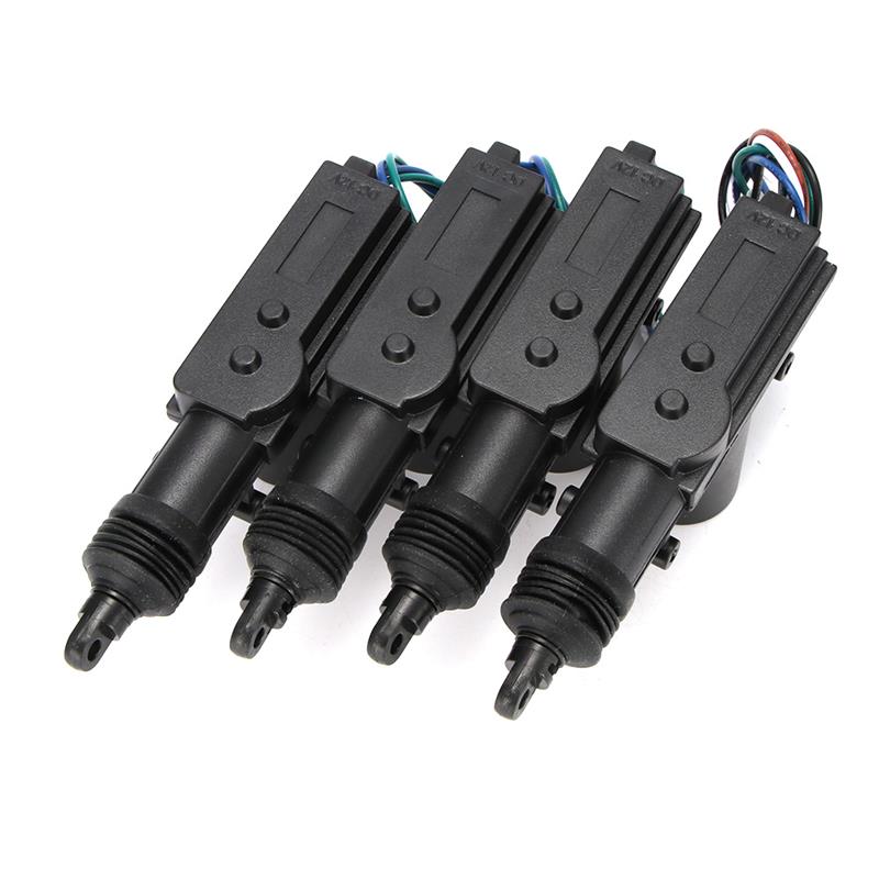 Universele Auto Auto Radio Centrale Deurvergrendeling 4-deur Complete Set met Afstandsbediening