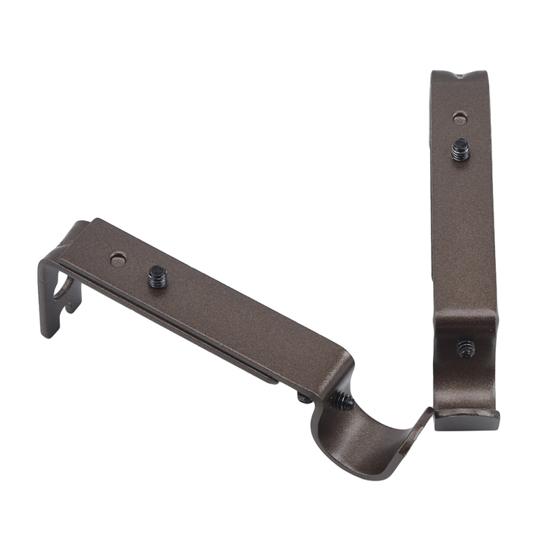 Installeren Venster Accessoires Ondersteuning Metalen Structuur Gordijn Staaf Beugel Vaste Verstelbare Decoratieve Haak Opknoping