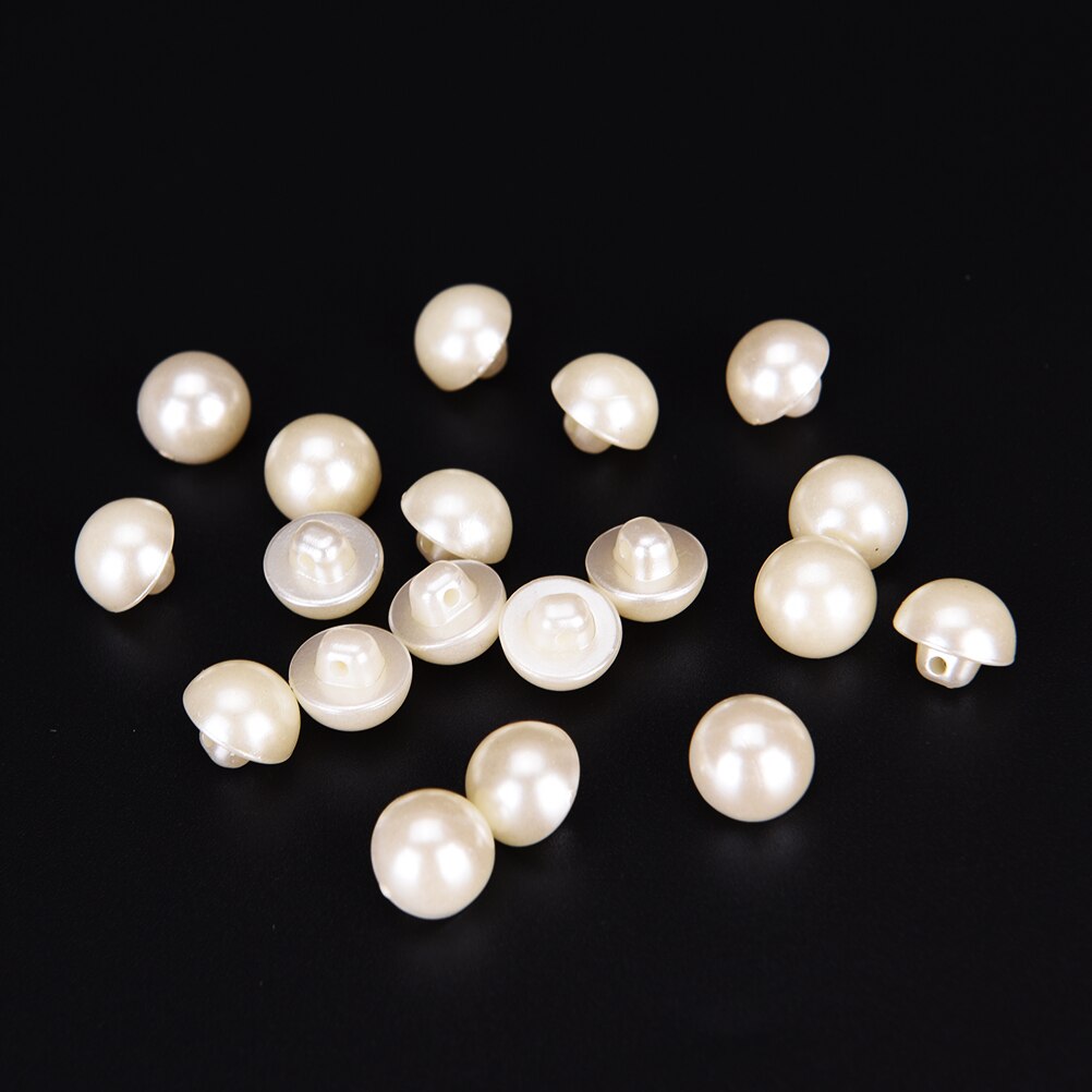 20 pièces perle blanc résine boutons manteau bottes couture vêtements bouton Scrapbooking vêtement bricolage vêtements 9/10/11.5/12.5/15mm