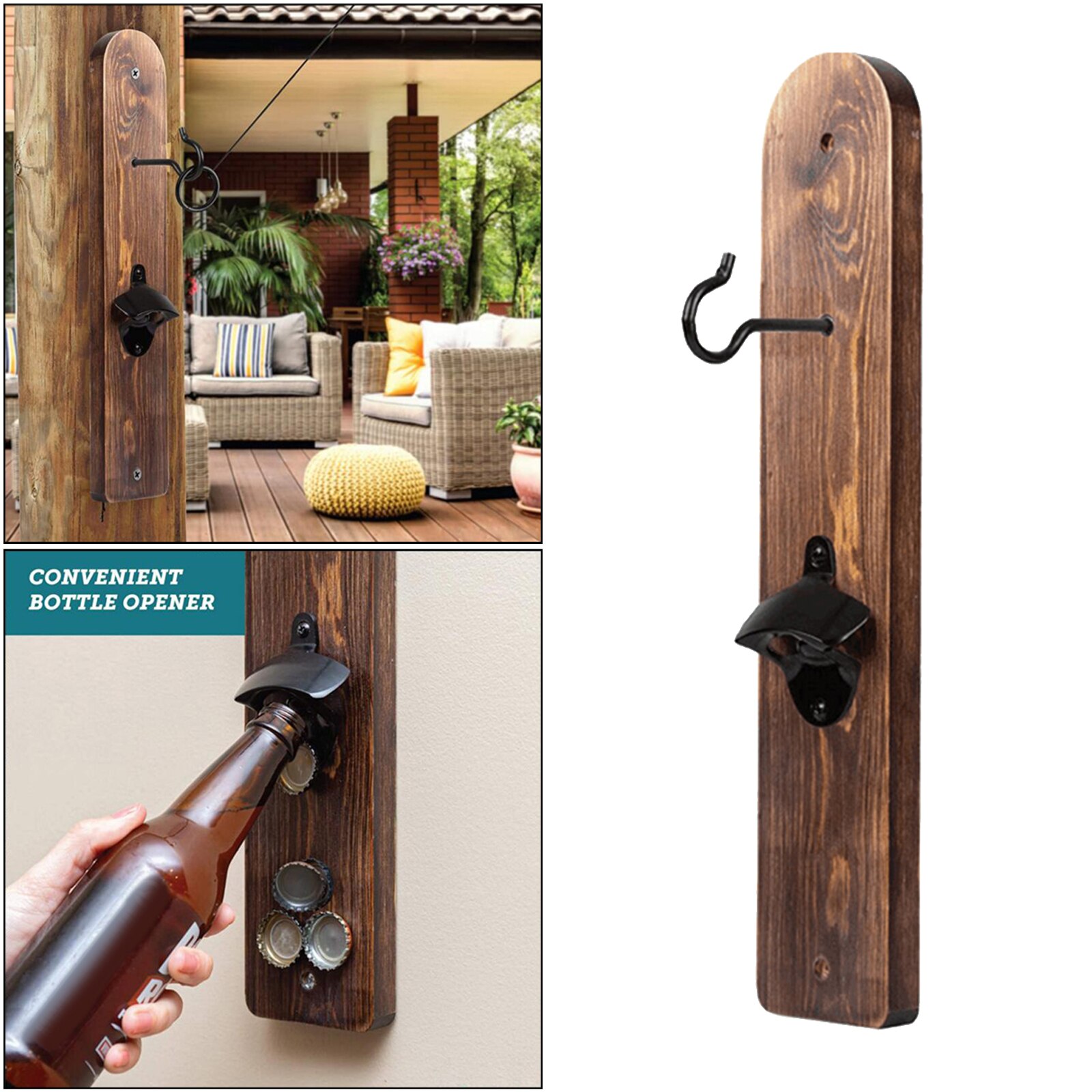 Spielen Zug Haken und Ring Spiel mit Flasche Öffner und Magnetische Kappe Fangen, Einfach zu Installieren, entwickeln Motor- Fähigkeiten