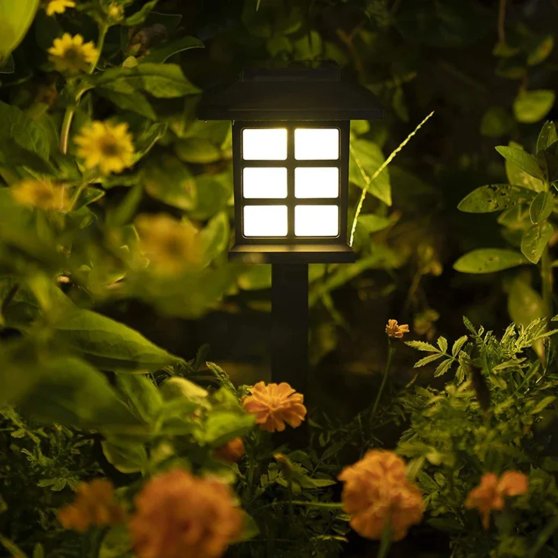 Luces LED solares para camino, iluminación impermeable para exteriores, decoración de jardín, calle, paisaje, Patio, entrada, 2/4/6/8/10/12 piezas