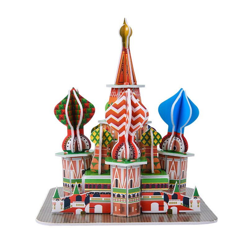 3D Puzzle Children Toy Famous Buildings Architecture Puzzle Educational DIY Toy for Children Kids