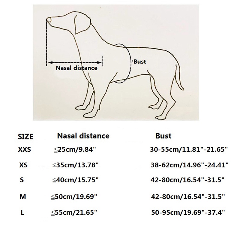 Blind kæledyr anti-kollision ring krave sikker halo sele til blinde hunde skorpion grå stær dyrebeskyttelse cirkel guide hund