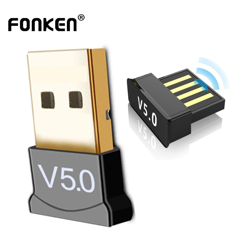 Fonken Mini Bluetooth Adapter V5.0 Usb Dongle Bt 5.0 Aux Draadloze Bluetooth Passen Tv Printer Keyboard Pc Tablet Hoofdtelefoon Ontvan