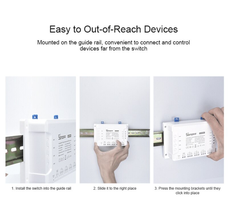 SONOFF 4CH R3/PRO R3 Smart Switch 4-channel WIFI Smart Home Timer Light DIY Smart Switch Work With EweLink Alexa Google Home